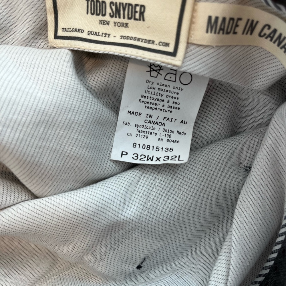 Todd Snyder Charcoal Plaid Suit - Picture 3 of 10
